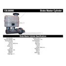 Centric Parts 130.66066 Brake Master Cylinder 3