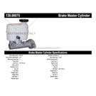 Centric Parts 130.66075 Brake Master Cylinder 3