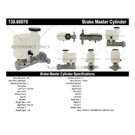 Centric Parts 130.66076 Brake Master Cylinder 8