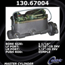 Centric Parts 130.67004 Brake Master Cylinder 1