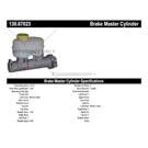 2000 Dodge Ram Trucks Brake Master Cylinder 3