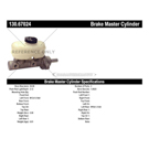 1998 Dodge Durango Brake Master Cylinder 3