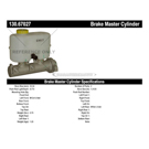 2003 Dodge Ram Trucks Brake Master Cylinder 3