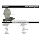 Centric Parts 130.67028 Brake Master Cylinder 3