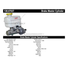 2007 Dodge Dakota Brake Master Cylinder 3