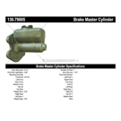 1966 Ford F Series Trucks Brake Master Cylinder 3