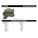 Centric Parts 130.79006 Brake Master Cylinder 3