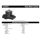 Centric Parts 130.80018 Brake Master Cylinder 3