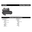 1950 Dodge Pick-up Truck Brake Master Cylinder 3