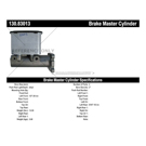 Centric Parts 130.83013 Brake Master Cylinder 3