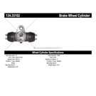 Centric Parts 134.33102 Brake Slave Cylinder 3