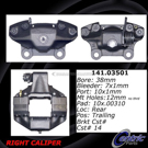Centric Parts 141.03501 Brake Caliper 3