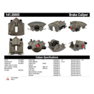 2000 Jaguar XJ8 Brake Caliper 9