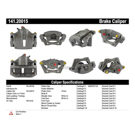 2004 Jaguar X-Type Brake Caliper 9