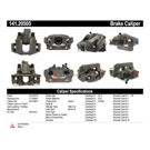1993 Jaguar XJ6 Brake Caliper 9