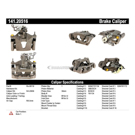 2003 Jaguar X-Type Brake Caliper 45