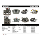 2005 Jaguar X-Type Brake Caliper 45