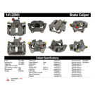 2007 Land Rover LR3 Brake Caliper 12
