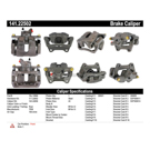 2007 Land Rover LR3 Brake Caliper 12