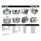 2012 Land Rover Range Rover Evoque Brake Caliper 10