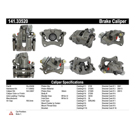 1990 Volkswagen Jetta Brake Caliper 33