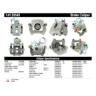 2000 Audi S4 Brake Caliper 37
