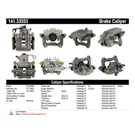 2000 Volkswagen Cabrio Brake Caliper 34