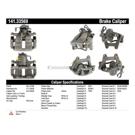 2007 Audi S4 Brake Caliper 33