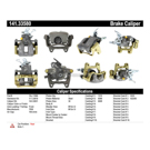 2007 Audi A3 Brake Caliper 45