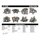 2007 Audi A6 Brake Caliper 12