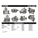 2008 Audi A3 Brake Caliper 37