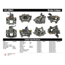 2012 Audi A3 Quattro Brake Caliper 37