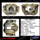 2012 Bmw 650i Brake Caliper 4
