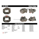 Centric Parts 141.35016 Brake Caliper 12