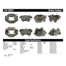 1984 Mercedes Benz 500SEL Brake Caliper 11