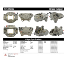 1987 Mercedes Benz 560SEC Brake Caliper 11
