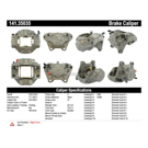 1987 Mercedes Benz 560SEC Brake Caliper 10