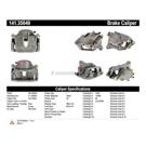 1982 Mercedes Benz 380SEC Brake Caliper 9