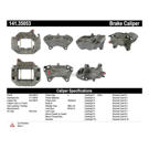 1994 Mercedes Benz SL320 Brake Caliper 9