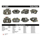 2003 Mercedes Benz C230 Brake Caliper 10