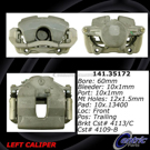 2012 Mercedes Benz C250 Brake Caliper 4