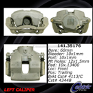 2012 Mercedes Benz C300 Brake Caliper 4
