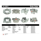 2000 Mercedes Benz S430 Brake Caliper 11
