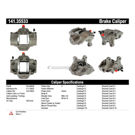 2000 Mercedes Benz SL500 Brake Caliper 8