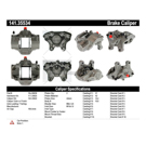 2000 Mercedes Benz E55 AMG Brake Caliper 12