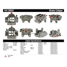 2004 Chrysler Crossfire Brake Caliper 10