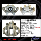 2012 Mercedes Benz S350 Brake Caliper 4