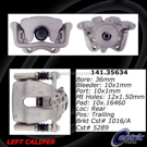 2017 Mercedes Benz SLC300 Brake Caliper 4