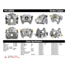 2017 Mercedes Benz B250e Brake Caliper 10