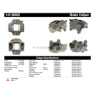 2001 Cadillac Catera Brake Caliper 8